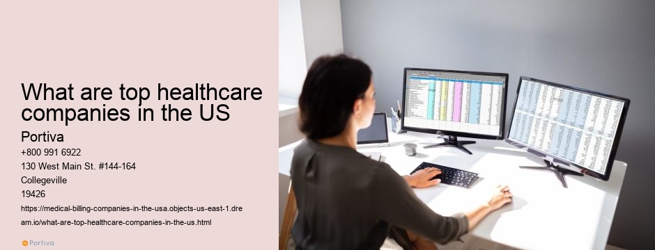 What are top healthcare companies in the US